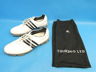 #ad Tour 360 LTD Leather White Adidas Golf Cleats Men’s Size 12M 3D Fit Form Used $52.00