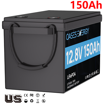 #ad 12V 150Ah Deep Cycle LiFePO4 Battery BMS lithium iron phosphase $289.99