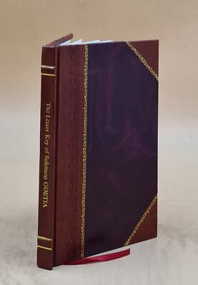 #ad The Lesser Key of Solomon Goetia The Book of Evil Spirits 1916 LEATHER BOUND $48.38