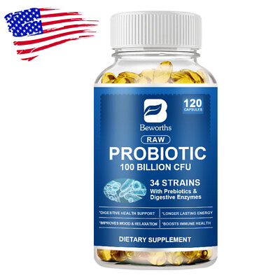#ad Digestive Enzymes Prebiotic amp; Probiotics Gas Constipation amp; Bloating Relief 120 $13.89