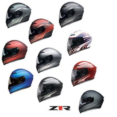 #ad 2024 Z1R Jackal Full Face Street Motorcycle Helmet Pick Size amp; Color $169.95