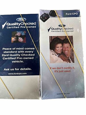 #ad Ford Dealership Advertising Propaganda Certified Owned CPO Checklist Forms $19.99