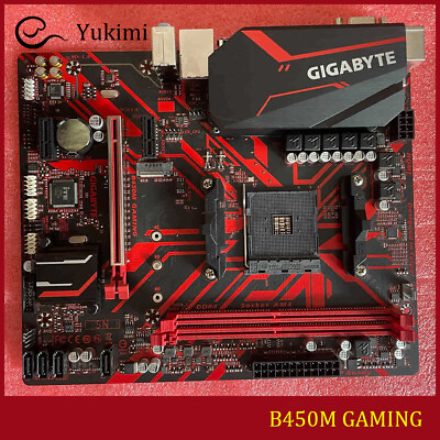 #ad FOR GIGABYTE B450M GAMING AMD AM4 32GB VGA DVI D HDMI Micro ATX Motherboard $139.50