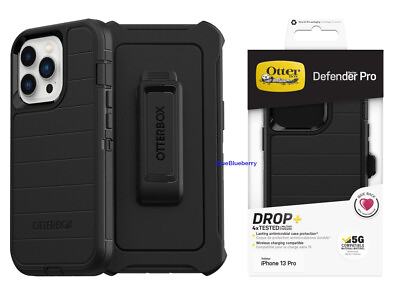 #ad OtterBox Defender Series Pro Case amp; Holster iPhone 13 Pro 6.1quot; Only Black USED $15.95