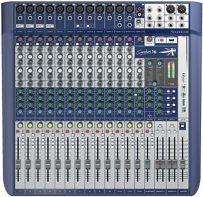 #ad Soundcraft Signature 16 Analog 16 Channel Mixer with Onboard Lexicon Effects $1699.00