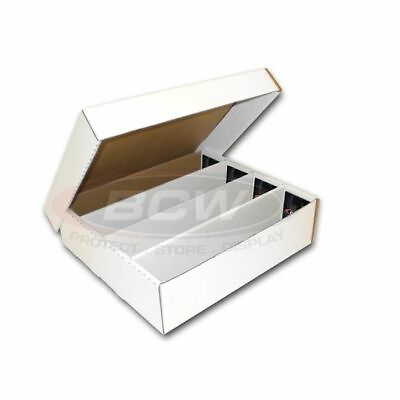 IMPERFECT 3 Pack BCW 3200 ct Card Storage Box for Std 20pt Trading Gaming Cards $11.99