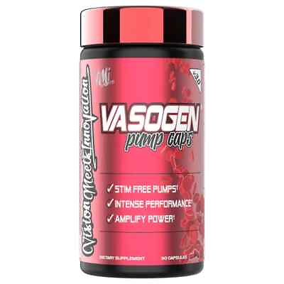 #ad VMI Sports Vasogen Pump Caps 60 Capsules Best By Date 6 2025 $27.95