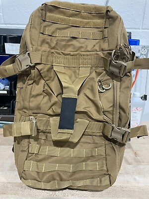 #ad Tactical Backpack MOLLE 600D high quality Polyester Coyote Tan 60L $50.00