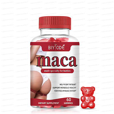 #ad Maca Butt Lift amp; Enhancement Gummies MACA Sugar Free Vegetarian 60 Capsules $13.71