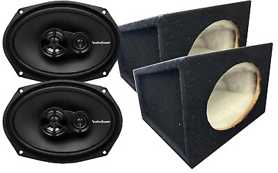 #ad Rockford Fosgate Prime R169X3 Full Range 3 Way Coaxial Car Speaker 2x S1 Box $139.99
