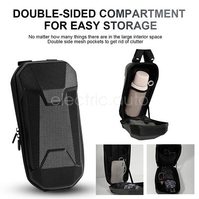 #ad Electric Scooter Handlebar Bag Waterproof Universal EVA Bike Storage Hard Bag US $18.34