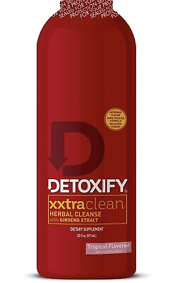 #ad Detoxify Xxtra Clean Herbal Tropical Fruit Flavor 20 oz $21.99