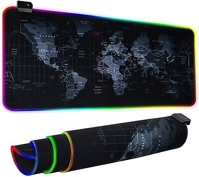 Mousepad RGB alfombra gaming RGB para Mouse y Teclado 31.5 inch $19.50