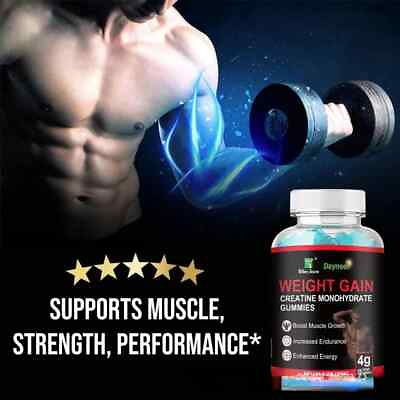 #ad muscle enhancing gummies to increase energy and improve immunity health food $24.90
