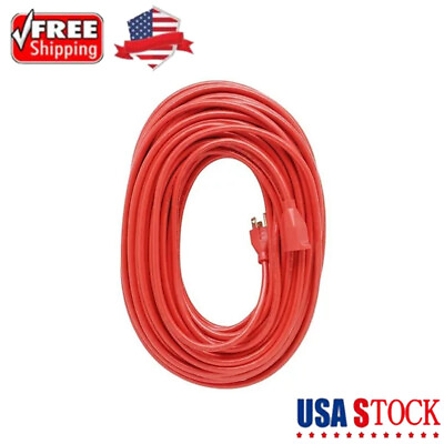 #ad 50 ft Power Extension Cable Outdoor 2 Connector Number Extension Cable $36.48
