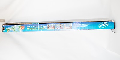 #ad Executive World MAP GIANT WALL SIZE 8 FEET by 13 FEET Write on Write off $159.99