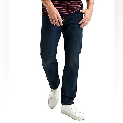 #ad Lucky Brand 121 Heritage Slim Jeans Dark Wash Men#x27;s Size 36x30 $34.00