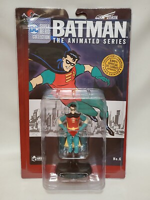 #ad Robin Series 1 #6 Batman Animated Series Hero Collection Eaglemoss $32.00