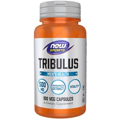 #ad NOW Sports Tribulus Standardized Extract 500 mg 100 Veg Capsules $12.58
