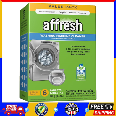 #ad Affresh Washer Cleaner Tablets HE amp; Standard Washers 6 Count $12.95