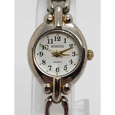 #ad Rumours women#x27;s watch. Small white face. Bracelet band. 43409. Working watch $321.20