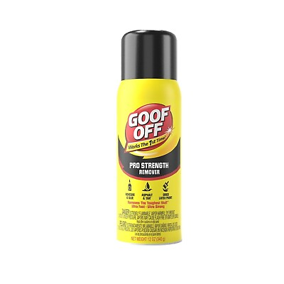 #ad Goof Off 12 fl. oz. Professional Strength Latex Paint and Adhesive Remover FG658 $8.98