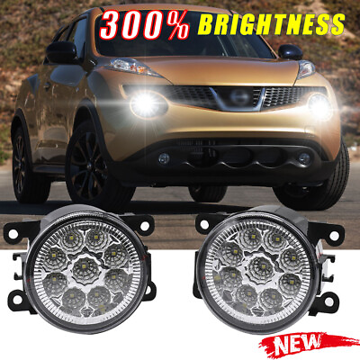 #ad Pair Front Bumper Fog Light Driving Lamp For Nissan Juke 2011 2012 2013 2014 $31.99