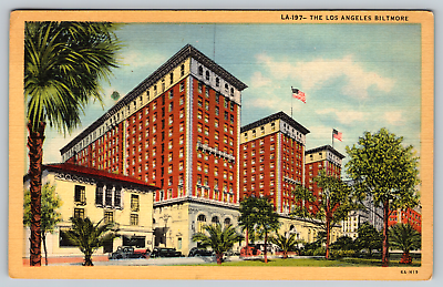 #ad Eet Los Angeles Place Hilo La197 Biltmore Pun Wee Chev c1940s Vintage Postcard $4.99