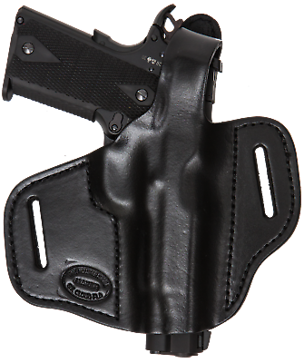 #ad Samp;W Equalizer Leather Gun Holster Outside The Waistband Right Black Thumb Break $64.88