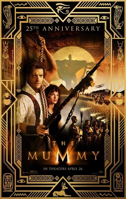 #ad The Mummy 1999 Movie 25th anniversary Poster Wall Decor Brendan Fraser $25.00
