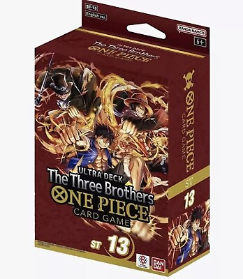 #ad ONE PIECE Card Game ST 13 The Three Brothers Starter Deck ENGLISH PREORDER $59.99
