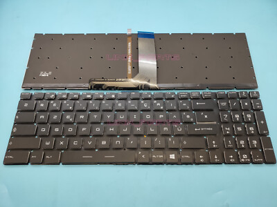 French Azerty Keyboard For MSI Steelseries GL62 GL72 Gaming Full Color Backlit $45.00