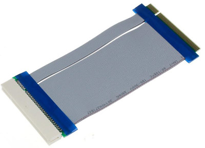 #ad 32bit PCI Flexible Riser Card Ribbon Extender. 19cm Long C $16.24