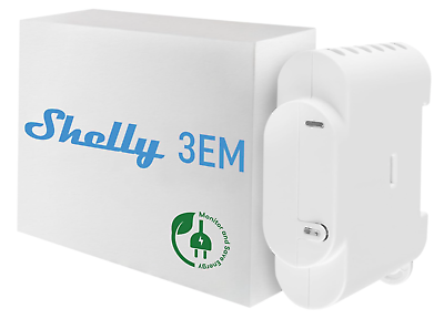 #ad Shelly 3EM Alexa amp; Google Home WIFI intelligenter 3 Kanal Relaisschalter EUR 58.99