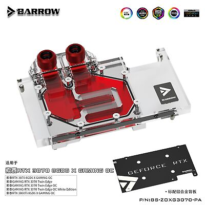 #ad BARROW GPU Water Block For ZOTAC RTX 3070 T Win Edge OC 8GD6 X GAMING OC 3060Ti $113.16