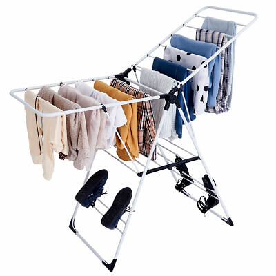 #ad Laundry Clothes Storage Drying Rack Portable Folding Dryer Hanger Heavy Duty New $54.99
