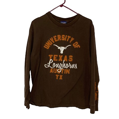 #ad University Of Texas Longhorns Austin TX Team Edition Apparel Men Brown T Shirt M $19.99