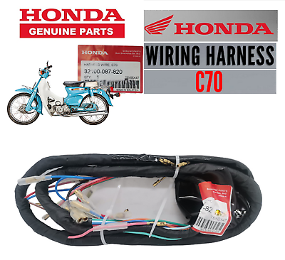 #ad Express Ship New Honda C70 Wiring Harness Cable Body Chassis Wiring Complete Set $60.00
