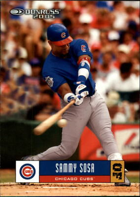 #ad 2005 Donruss Baseball Card #139 Sammy Sosa $1.69