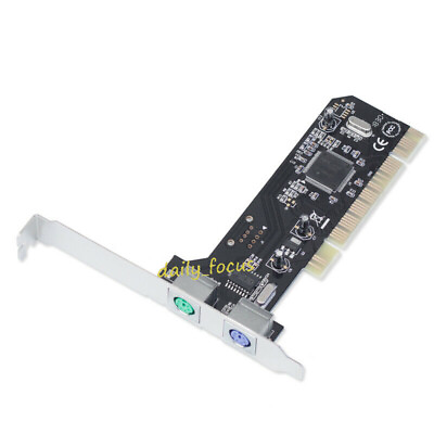 PCI to PS2 round port PS adapter card NEC USB 2 keyboard and mouse expansion $21.89