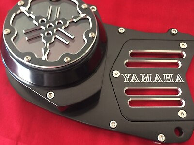 #ad Yamaha Banshee Atv Sick Stator Cover Lexan Engraved With Yamaha Made In USA $375.00