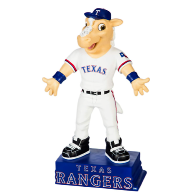 #ad Texas Rangers Mascot Design Garden Or Man Cave Statue Team Colors 12quot; $11.50