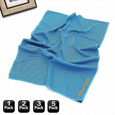 #ad Anti Allergy Ice Cold Sports Sweat Towel Cooling Towel for Instant Relief $28.99
