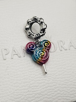 #ad Authentic Pandora Disney Mickey Rainbow Lollipop Limited 2024 B86 $39.99