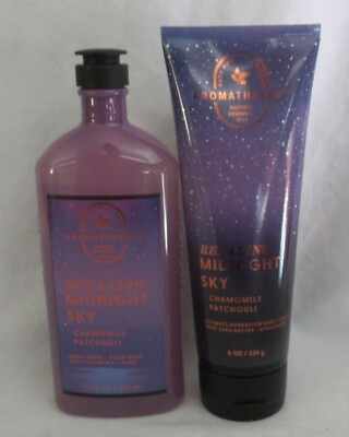 #ad Bath amp; Body Works Aromatherapy Set 2 RELAXING MIDNIGHT SKY Chamomile Patchouli $44.94