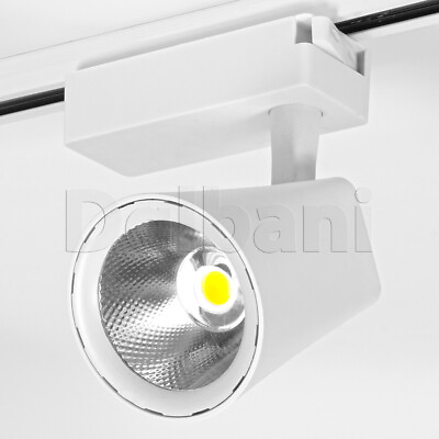 #ad 5PCS Modern LED Track Light White 30W 3000K 3100LM COB Office Home Showroom $265.44