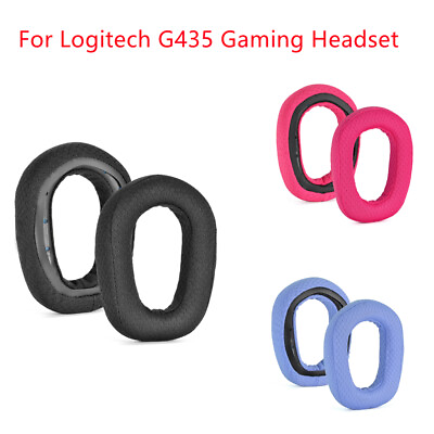 #ad LR Ear Pads Cushion Cover For Logitech G435 Lightspeed Wireless Gaming Headset AU $14.69