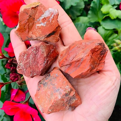 #ad Raw Rough Red Jasper Large Chunks Healing Mineral Rocks Crystal Gifts Collection $8.50