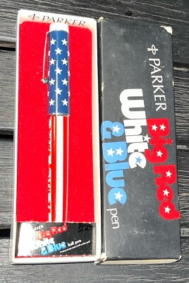 #ad Vintage Parker Big Red White and Blue pen $17.00