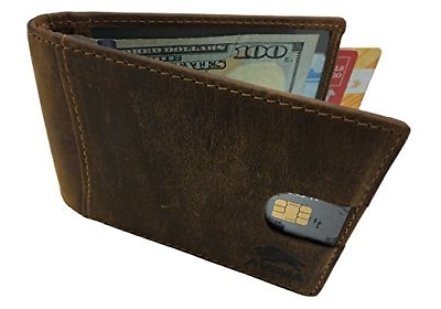 #ad AVIMA BEST Premium Wallets Made of Genuine Leather for Men Texas Brown $19.50